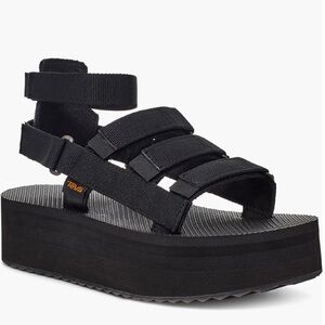 Teva Mevia Women's Black Platform Sandals